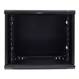 19" Rack Cabinet with Lockable Front Door – 9U – 450mm Depth