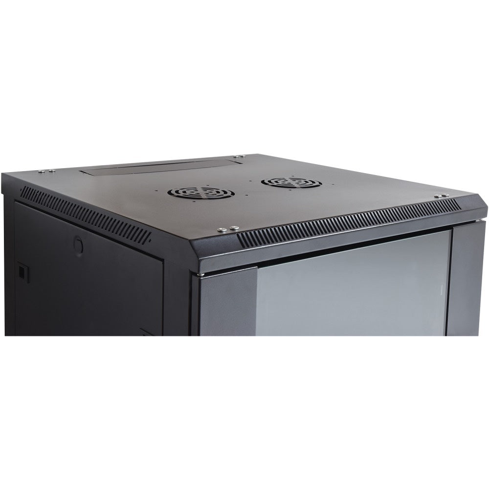 19" Rack Cabinet with Lockable Front Door – 9U – 600mm Depth