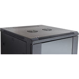 19" Rack Cabinet with Lockable Front Door – 9U – 600mm Depth