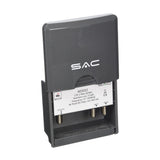 2-Way Outdoor Masthead TV Aerial Splitter with DC Pass – LTE/4G Protected