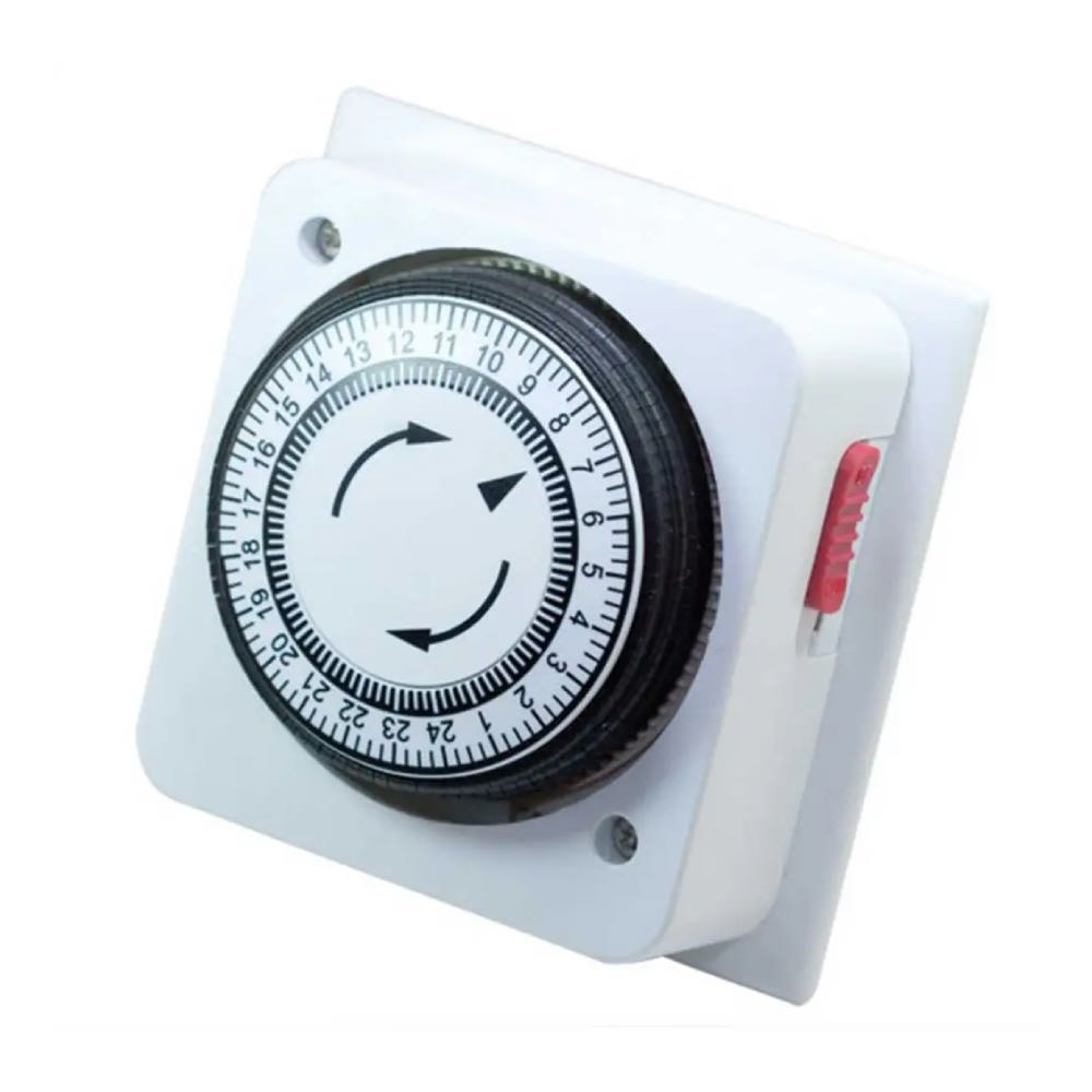 24 Hour Mechanical Immersion Heater Timer Switch – 16A 4000W IP-Rated Design