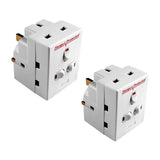 3-Way Switched Surge Protected 13A Mains Adapter Block