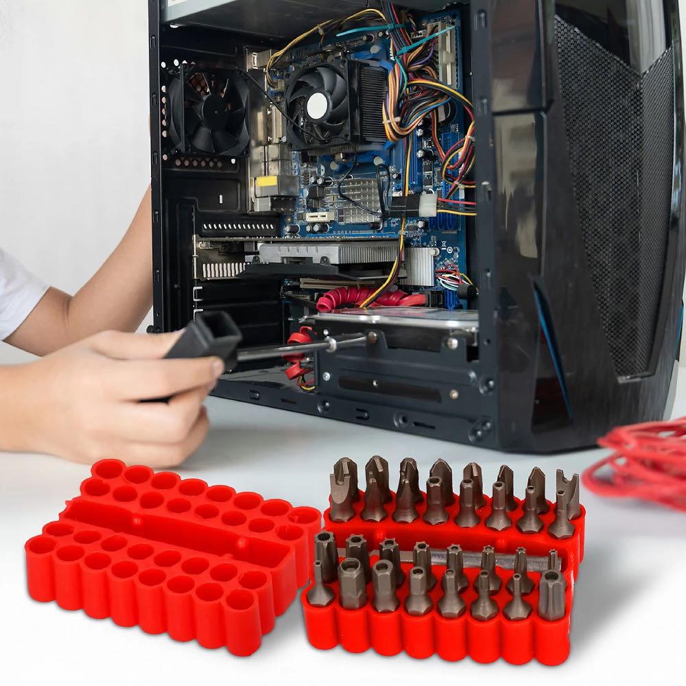 33-Piece Security Bit Set for Cordless Screwdrivers & Drills