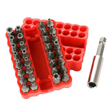 33-Piece Security Bit Set for Cordless Screwdrivers & Drills