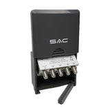 4-Way Outdoor Masthead TV Aerial Splitter with DC Pass – LTE/4G Protected
