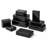 ABS Plastic Electronics Project Enclosure Box – Black – Multiple Sizes