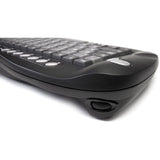 ACCARATUS Toughball 2 Wireless Multimedia Ergonomic Keyboard with Optical Trackball (Black)