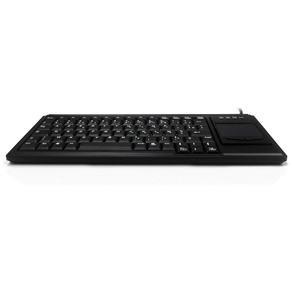 ACCURATUS 15KV ESD Rated Industrial-Grade Mini USB Keyboard with Touchpad (Black)