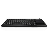 ACCURATUS 15KV ESD Rated Industrial-Grade Mini USB Keyboard with Touchpad (Black)