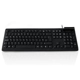 ACCURATUS AccuMed 104V2 IP68 Sealed Antibacterial Medical USB Keyboard with Smart Card Reader (UK Layout)