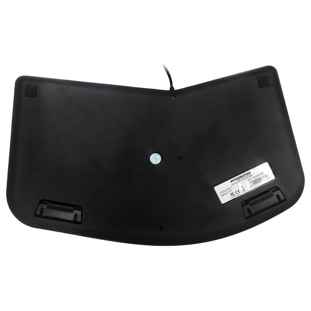 ACCURATUS Contour Ergonomic Split Key USB Multimedia Keyboard with Trackball