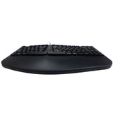 ACCURATUS Contour Split-Key USB Wired Ergonomic Multimedia Keyboard (Black)