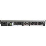 Adastra 1U Rack Mixer with USB, FM, Bluetooth & 3 Mic Inputs