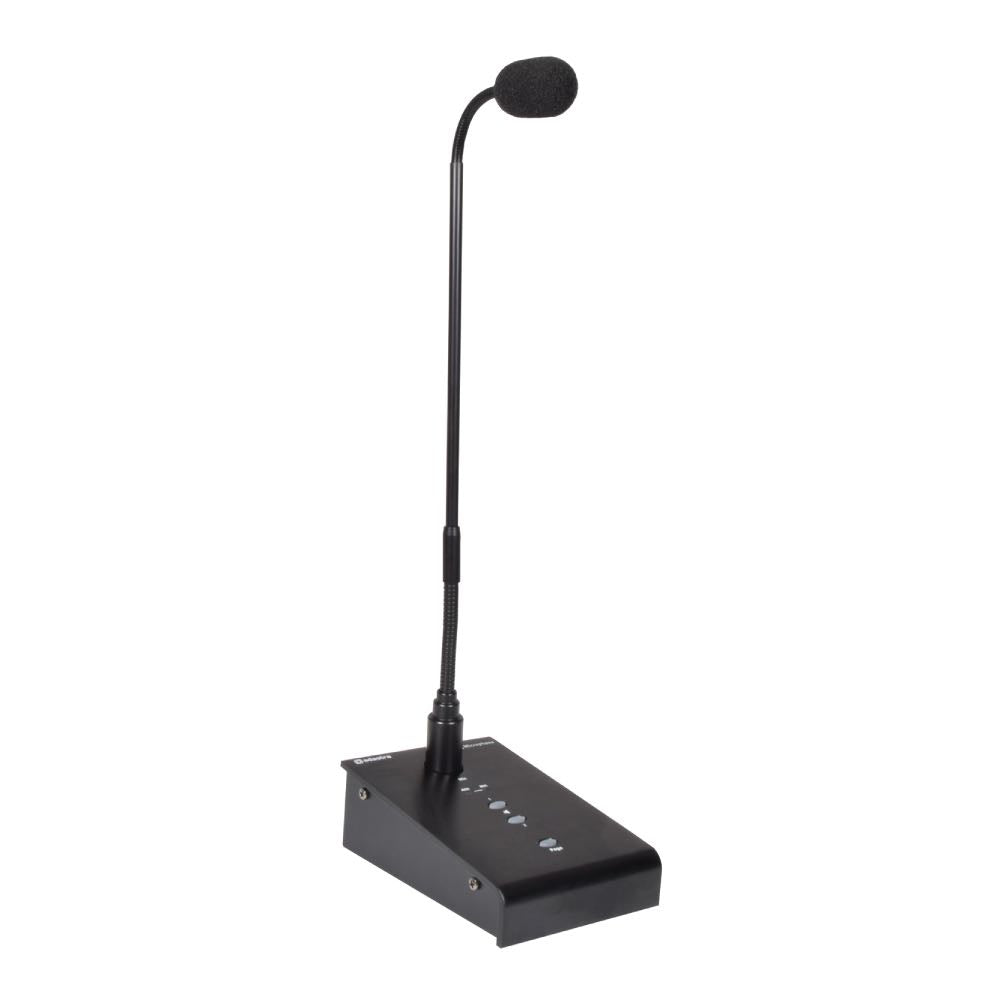 Adastra 2-Zone Paging Microphone with Built-in Amplifier