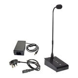 Adastra 2-Zone Paging Microphone with Built-in Amplifier