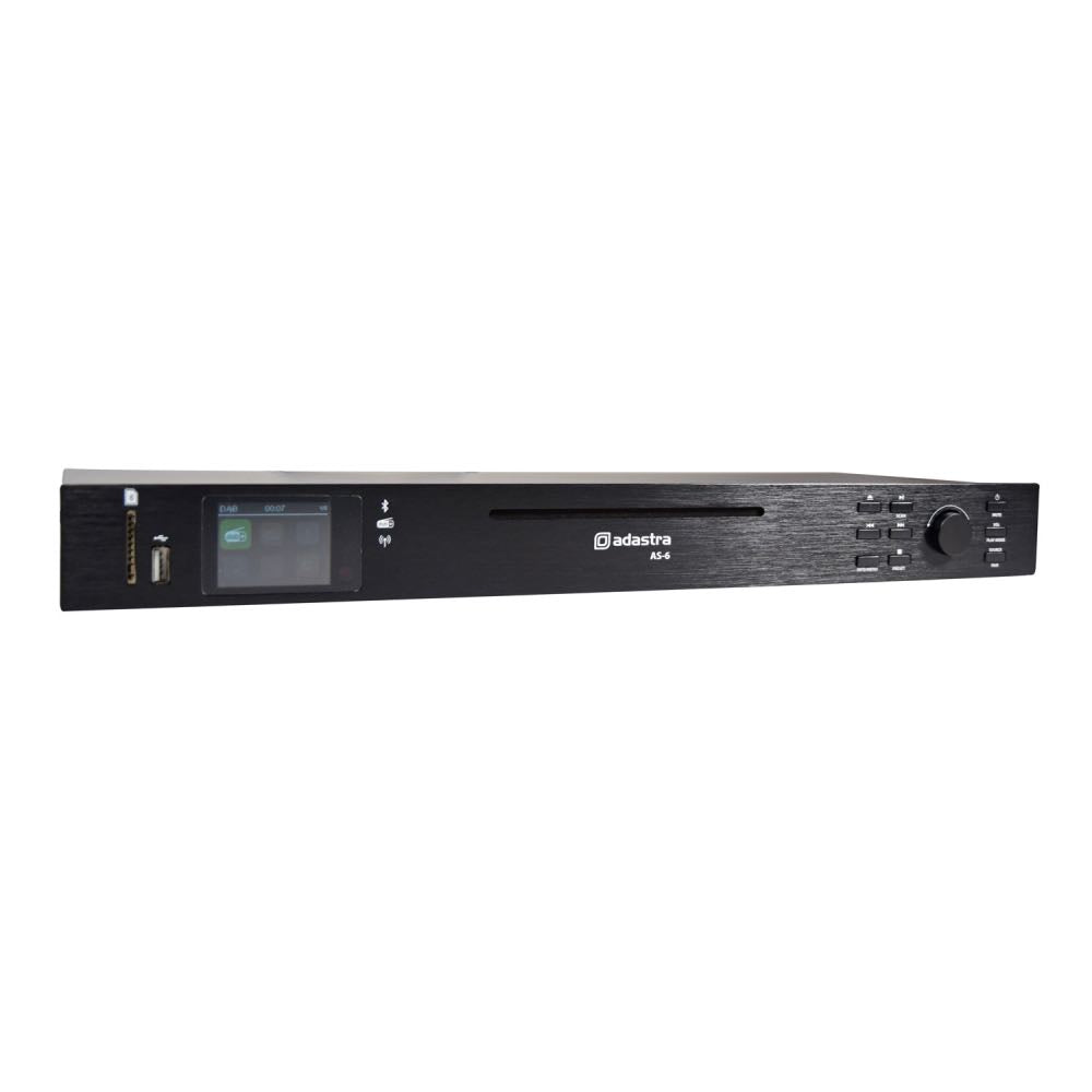 Adastra AS-6 Multi-Format Rack-Mountable Audio Player – CD, USB, DAB+, Bluetooth & More