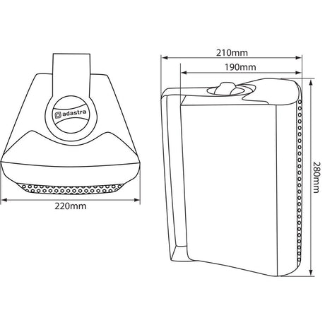 6.5" Adastra BC Series Stereo Speakers with Wall Brackets - Available in Black or White