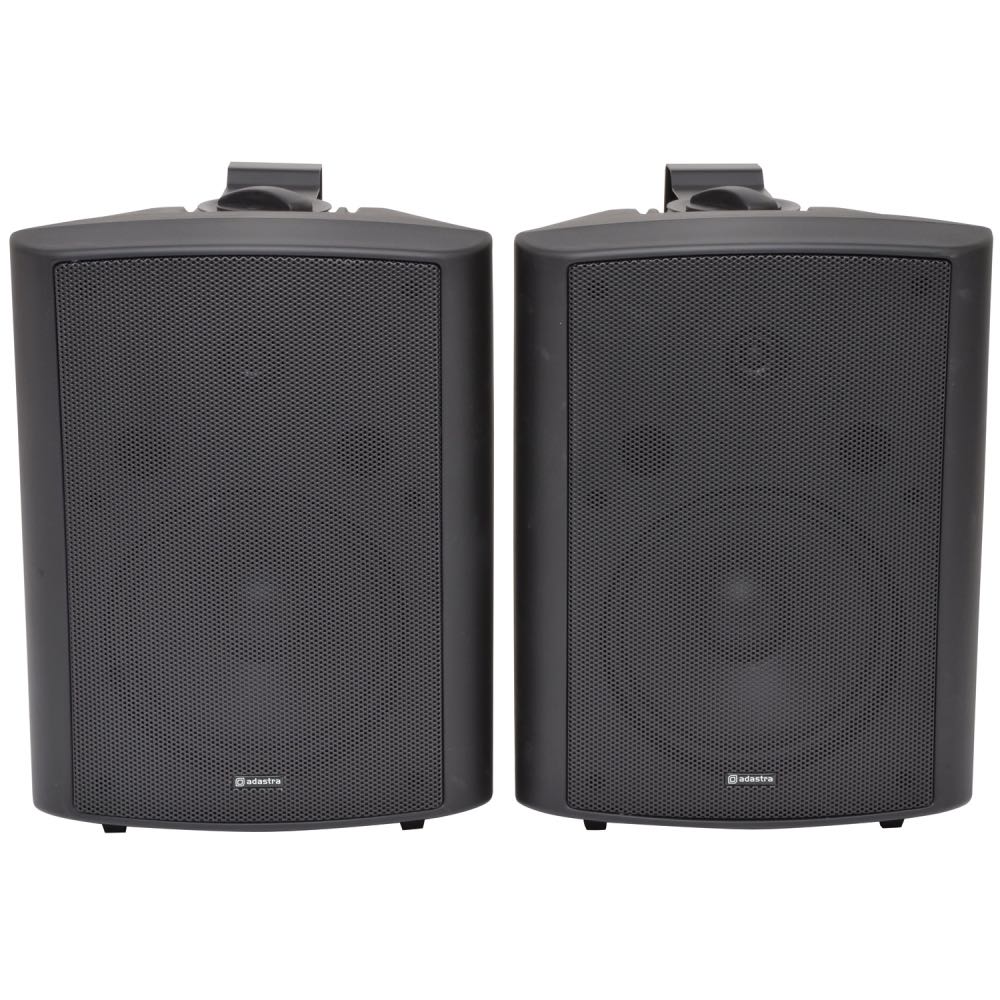 Adastra BC Series Stereo Speakers with Wall Mounts - Black