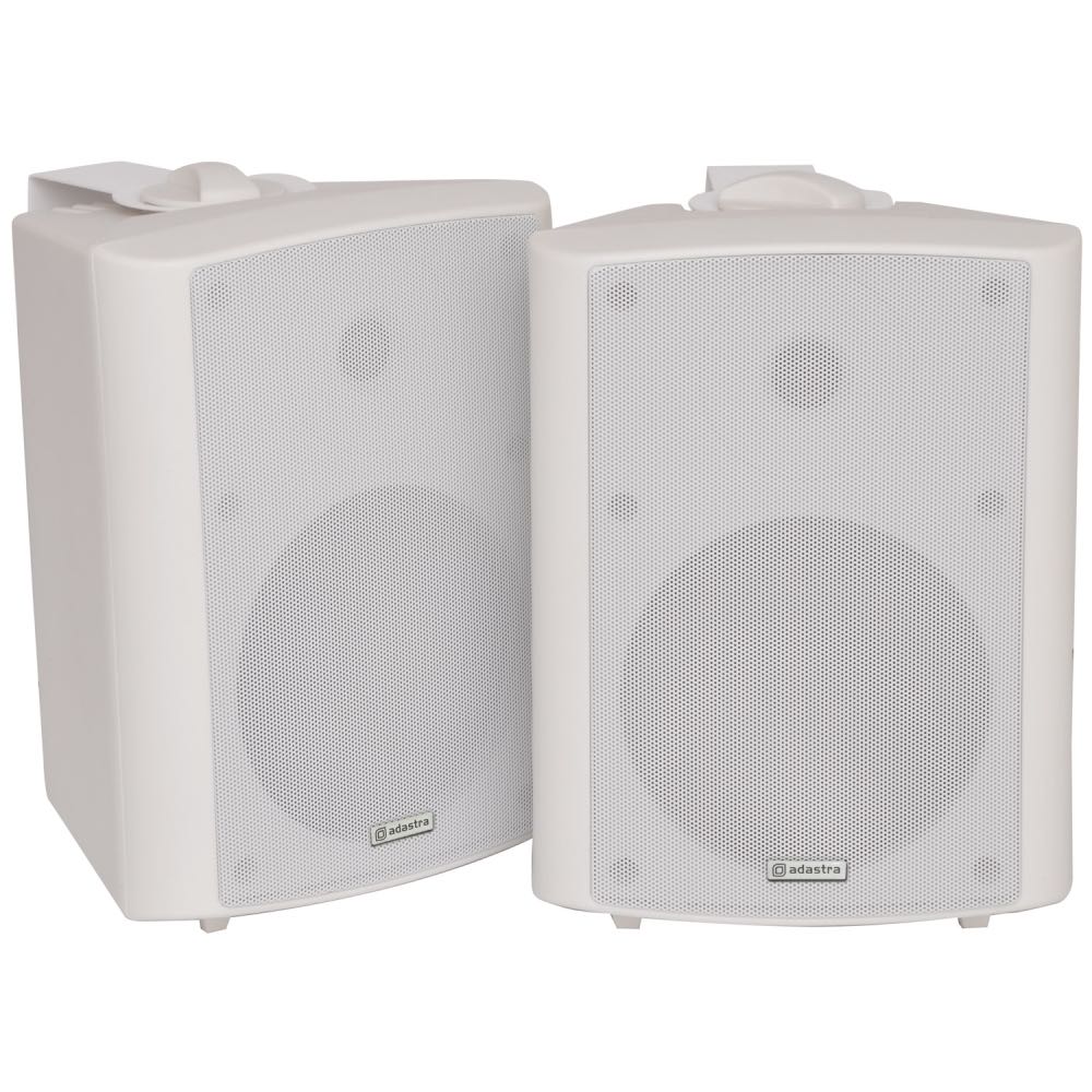 Adastra BC Series Stereo Speakers with Wall Brackets - White