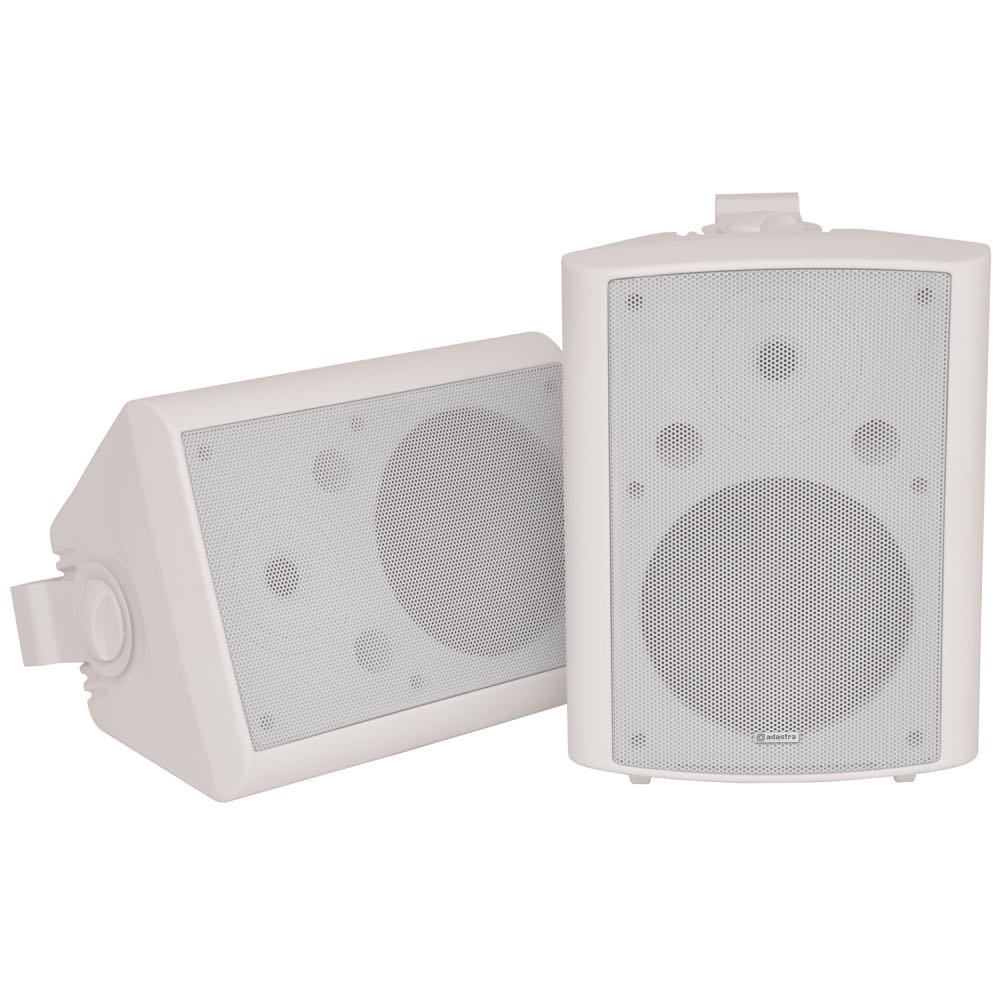 Adastra BC Series Stereo Speakers with Wall Brackets - White