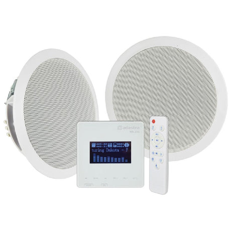 Adastra Bluetooth In-Wall Amplifier & Ceiling Speaker Kit with Remote Control