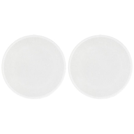 White In-Wall Ceiling Speakers with Bluetooth for Wireless Media
