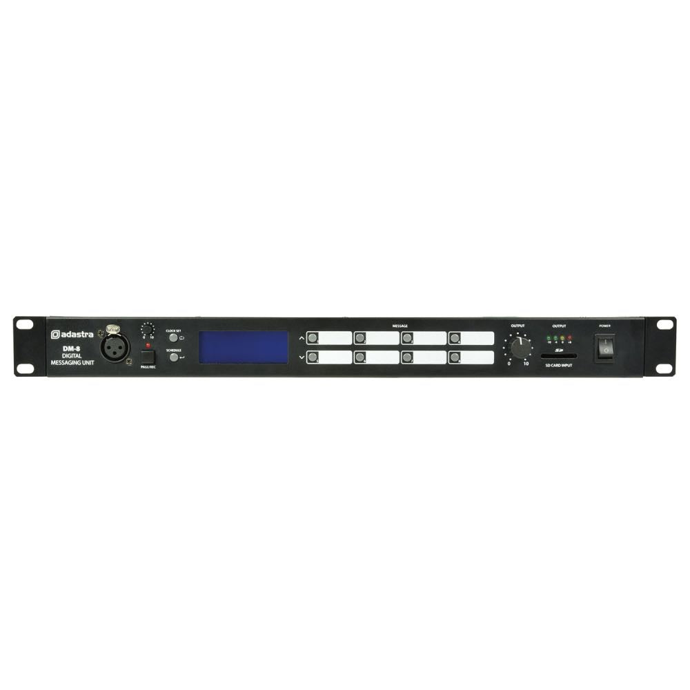 Adastra DM-8 Digital Messaging Scheduler with Mic Override & SD Playback