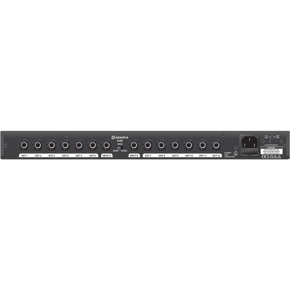 Adastra LS26 12-Channel Rackmount Line Splitter