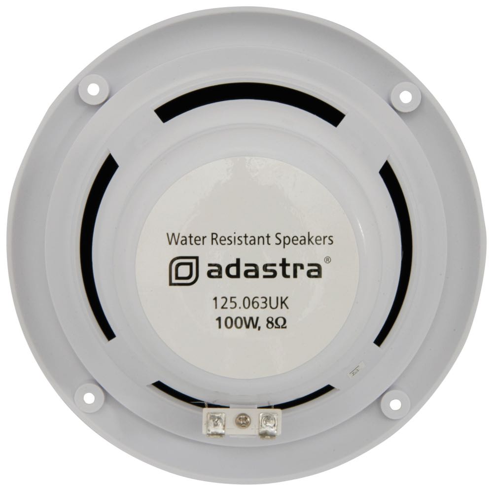Adastra OD Series Water Resistant Ceiling Speakers 6.5" White 100W 8 Ohm Pair