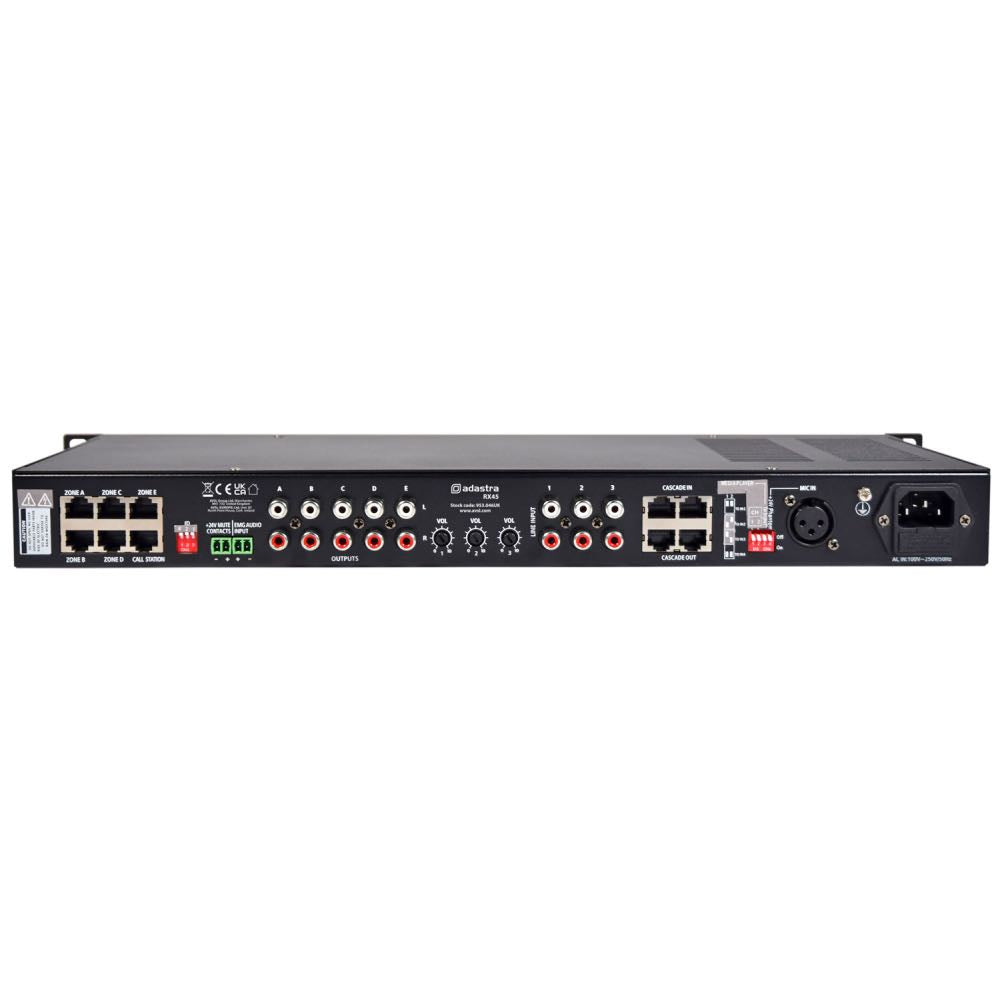 Adastra RX45 Matrix Audio Controller with USB, DAB+ & Bluetooth Player