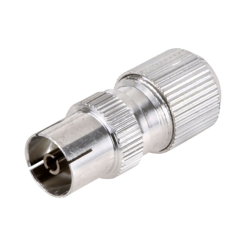 Aluminium TV Coaxial Aerial Connectors – Male Plug or Female Socket