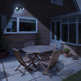 Battery Powered Twin LED Motion Sensor Floodlight – 400 Lumens IP44