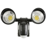 Battery Powered Twin LED Motion Sensor Floodlight – 400 Lumens IP44