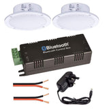 Bluetooth 2 x 4" Stereo Ceiling Speaker Kit with 30W Amplifier