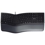 CHERRY KC 4500 ERGO Wired Ergonomic Split-Layout Curved UK Keyboard (Black)