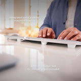 CHERRY KC 6000 Ultra-Slim Wired UK Keyboard with Scissor Keys – Silver/White