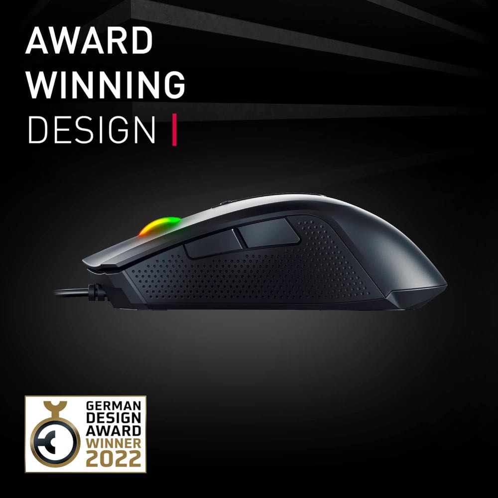 CHERRY MC 2.1 RGB Wired Gaming Mouse with Ergonomic Precision Control (Black)