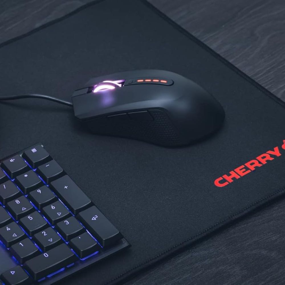 CHERRY MC 2.1 RGB Wired Gaming Mouse with Ergonomic Precision Control (Black)
