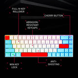 CHERRY MX-LP 2.1 Compact Wireless Mechanical Gaming Keyboard (68-Key UK Layout)