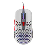 CHERRY XTRFY M42 RGB Ultra-Light Retro Wired Gaming Mouse (White)
