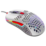 CHERRY XTRFY M42 RGB Ultra-Light Retro Wired Gaming Mouse (White)