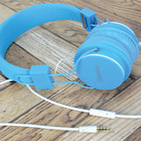 Children’s Headphones with In-Line Microphone, Hands-Free Control & Volume Limiter – Blue