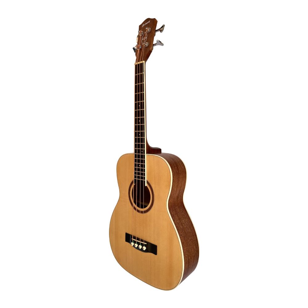 Chord BOM-40 Short 4-String Electro-Acoustic Bass Guitar with Built-in EQ & Tuner