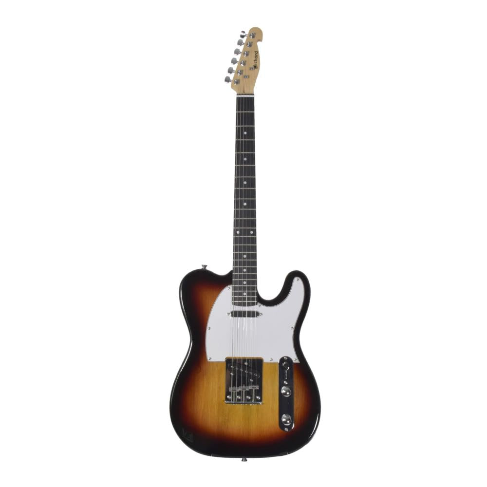 Chord CAL62 Electric Guitar with Maple Neck & HPL Fingerboard – Gloss Black