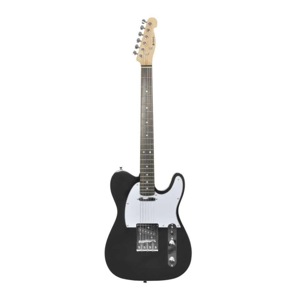 Chord CAL62 Electric Guitar with Maple Neck & HPL Fingerboard – Gloss Black
