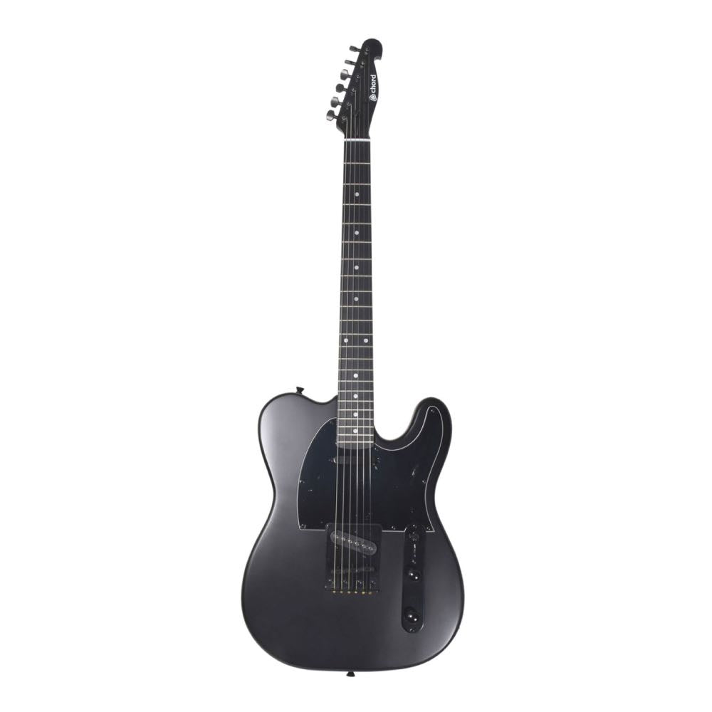 Chord CAL62 Electric Guitar with Maple Neck & HPL Fingerboard – Gloss Black
