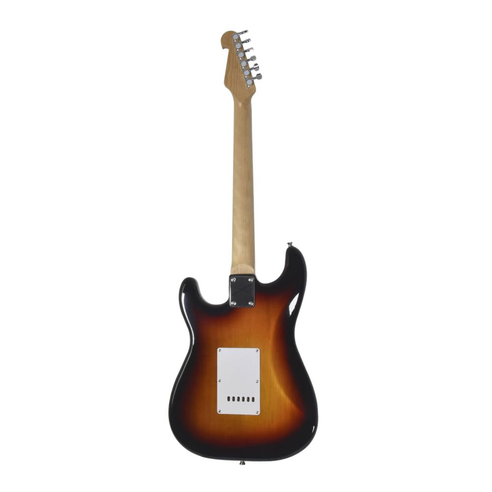 Chord CAL63 Electric Guitar with Maple Neck & HPL Rosewood Fingerboard – 3-Tone Sunburst