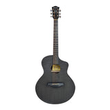 Chord Nomad Series Electro-Acoustic Guitar with EQ & Tuner – White Quilted Maple