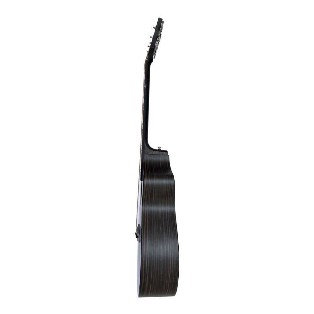 Chord Nomad Series Electro-Acoustic Guitar with EQ & Tuner – Ebony Finish