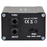 Chord Passive DI Box with 3-Way Pad & Ground Lift Filtering